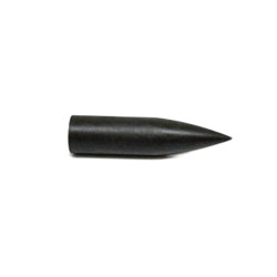 Pointes Tippingpointarchery Bullet Burnished Steel à coller pour flèches bois