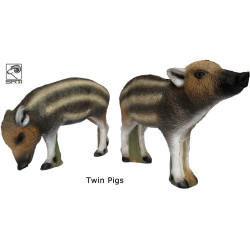 Cible 3D SRT Twin Pigs groupe 4 double sanglier 57 × 35 cm