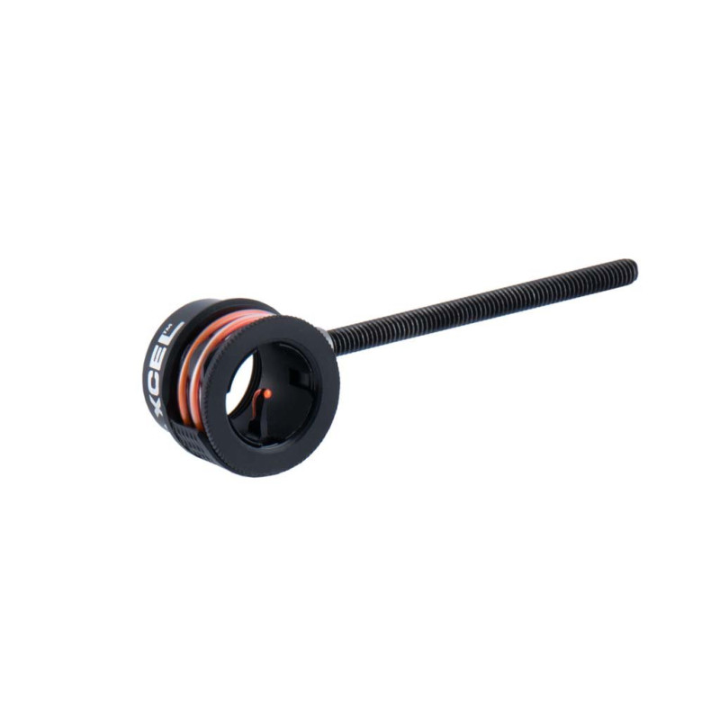 Scope Axcel Curve RX Drilled Lens Pro 14 mm / .010" fibre rouge rhéostat noir