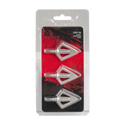 Lot de 3 pointes de chasse à lame fixe Maximal Nstinct - 31589 - Archerie.fr