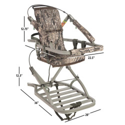 Treestand grimpant Summit Viper SD camouflage Realtree avec harnais complet