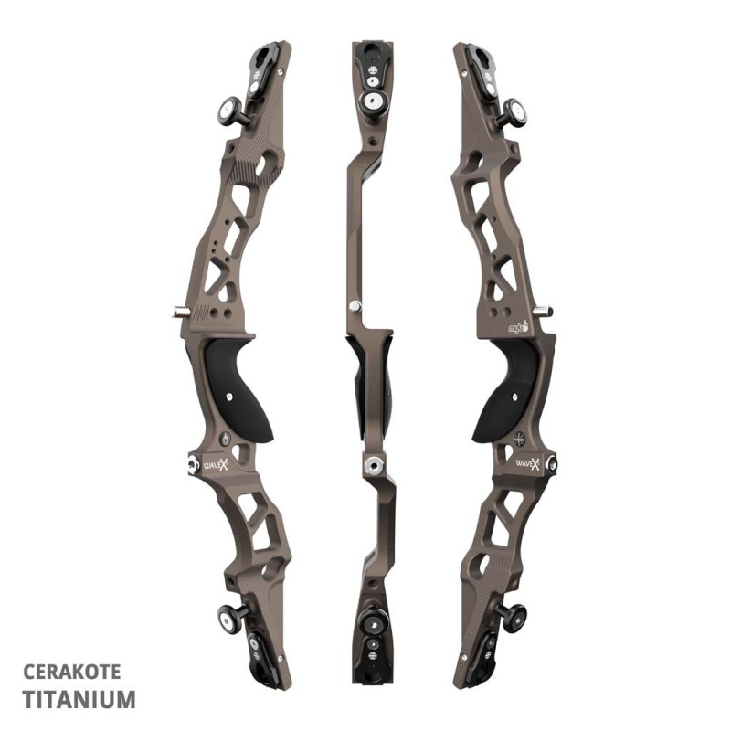 Poignée arc recurve Mybo Wave XS ILF 23" – TITANIUM