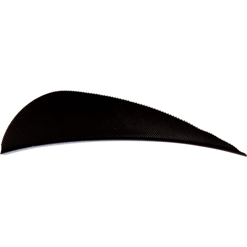 Empennage Avalon Feathers Round 2.5" RW – DARK GREY