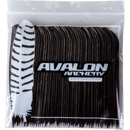 Empennage Avalon Feathers Round 3" RW – DARK GREY