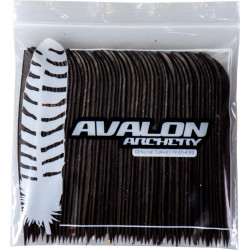 Empennage Avalon Feathers Round 3" RW – DARK GREY