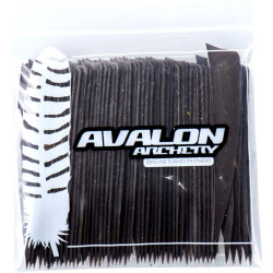 Empennage Avalon Feathers Shield 3" RW – DARK GREY