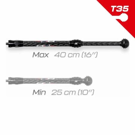 Stabilisateur Arc Systeme AS X18 T télescopique court