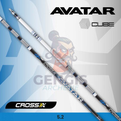 Tube de flèche Cross-X Avatar + Cresting