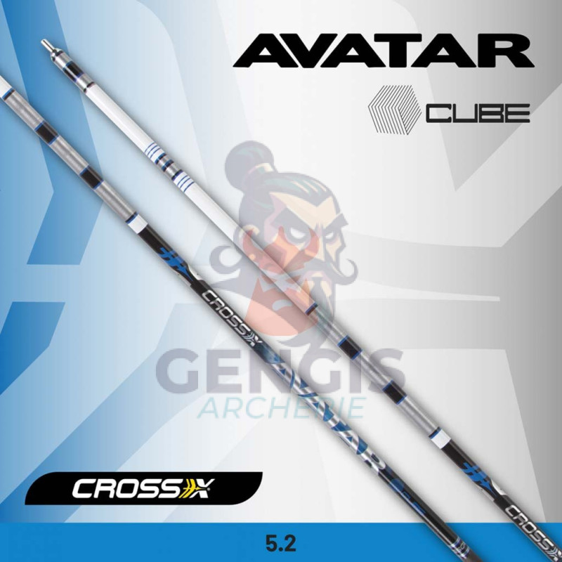 Tube de flèche Cross-X Avatar + Cresting