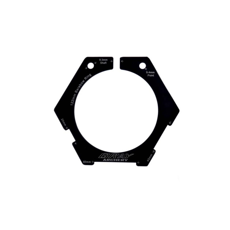 Viseur Gray Archery Barebow Ring