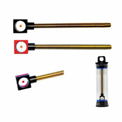 Viseur Gillo Sight Pin Square Invisible Cross Noir/Rouge
