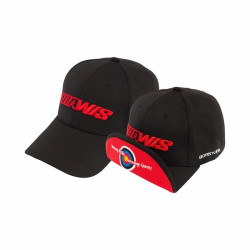 Casquette Wiawis Hat Folding Cap noir et rouge