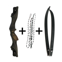 Pack poignée + branches + corde Samick Discovery - 8065 - Archerie.fr