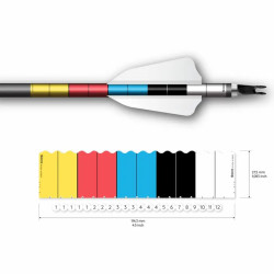 Wrap de flèche Socx 8.0mm Max Target Face