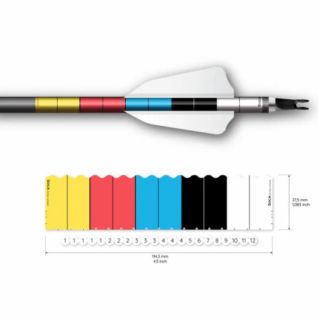 Wrap de flèche Socx 8.0mm Max Target Face