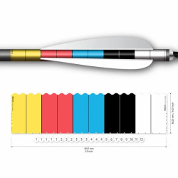 Wrap de flèche Socx 10.7mm Max Target Face