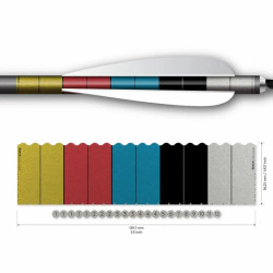 Wrap de flèche Socx 10.7mm Max Target Face Retro-Reflective White