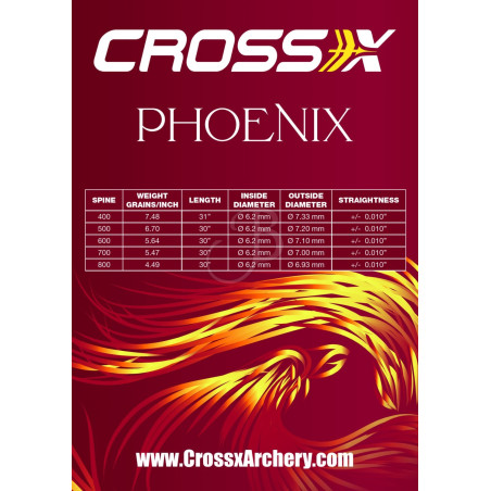 Tube de flèche Cross-X Phoenix – 400