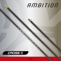 Tube de flèche Cross-X Ambition avec pointe – 500