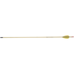 Flèches EK Archery bois 30 pouces diamètre 8 mm avec plumes